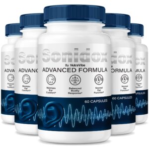 Version 1.0.0 Sonidox cápsulas NutraVibe frasco frontal