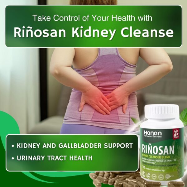 Frasco de 100 cápsulas Riñosan