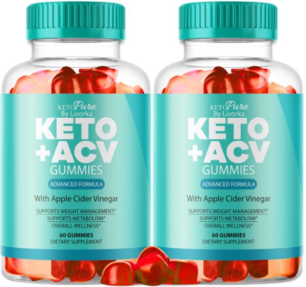 Keto Pure gomitas acv paquete 2 para 120 unidades