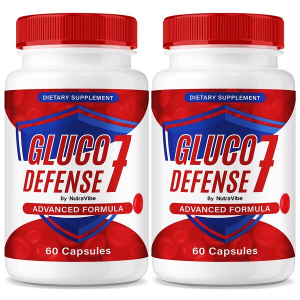 NutraVibe Gluco Defense 7 frasco frontal