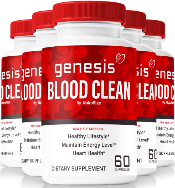 Cápsulas Genesis Blood Clean para detox y salud