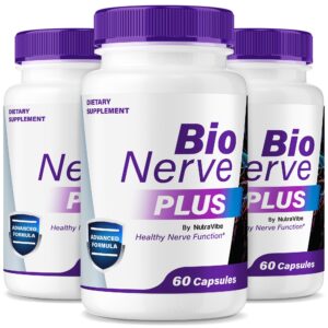 Bio Nerve Plus botella frente a la etiqueta