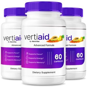 Paquete de VertiAid suplemento de enfoque y equilibrio interior