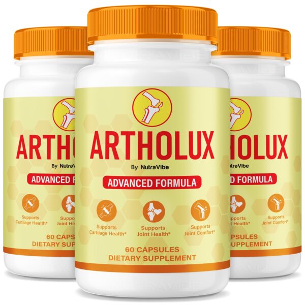 Paquete cápsulas Artholux para soporte articular