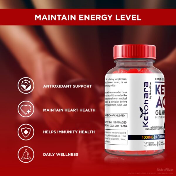 Ketonara gomitas Keto ACV control antojos y mejora metabolismo