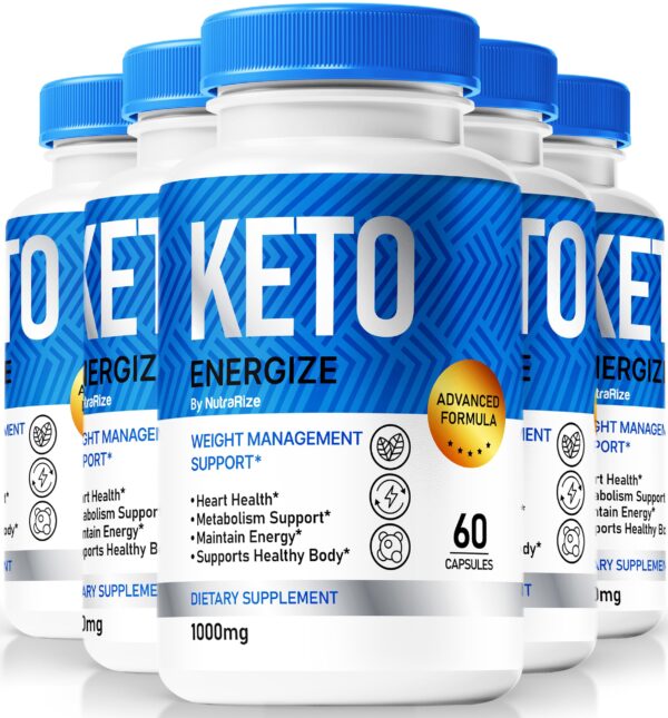 Keto Energize cápsulas pack 5 para energía y pérdida de peso