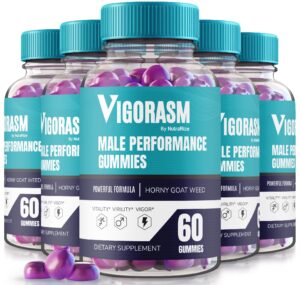 Gomitas Vigorasm suplemento natural para hombres paquete de 5