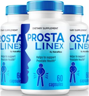 Paquete de 3 Prostalinex cápsulas apoyo salud próstata natural