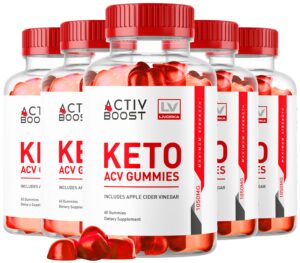 Version 1.0.0 ActivBoost Keto ACV gomitas paquete 5 para salud energética