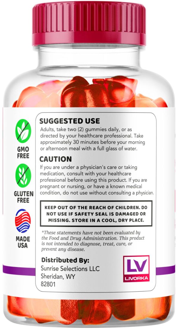 Version 1.0.0 Gomitas de vinagre de manzana Premier Keto 60 unidades