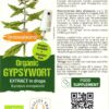 Etiqueta del extracto Royal Brand Gypsywort 50 ml