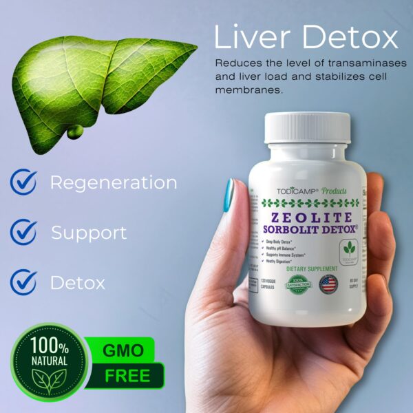 Supplemento detox TODICAMP para piel más clara y saludable