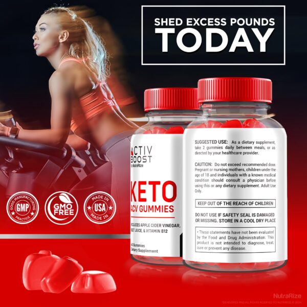 Gomitas keto NutraRize Activ Boost sabor