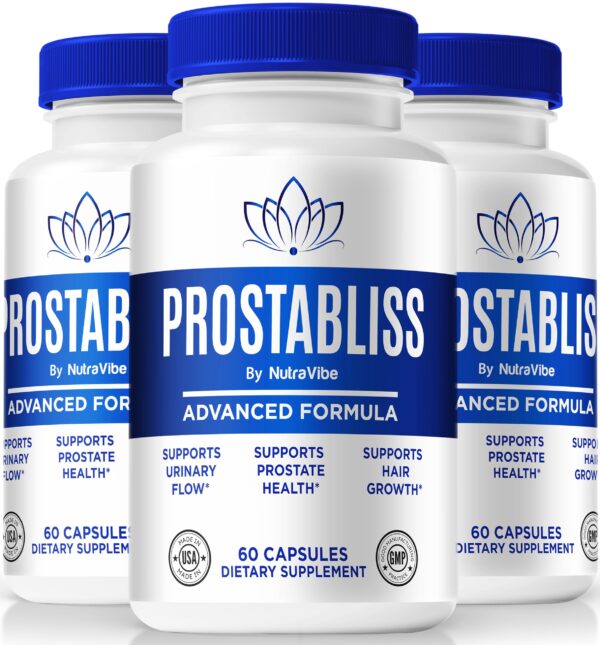 NutraVibe Prostabliss suplemento salud prostática 180 cápsulas