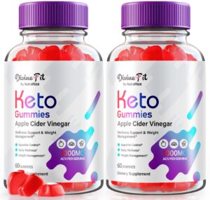 Paquete gomitas Divine Fit Keto ACV fórmula avanzada 2pz