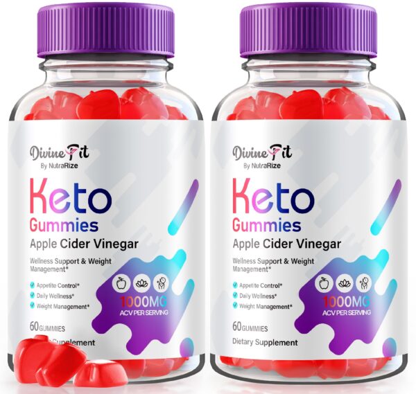 Paquete gomitas Divine Fit Keto ACV fórmula avanzada 2pz