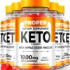 Paquete de 5 gomitas Proper Keto con vinagre de sidra 1000MG