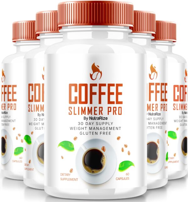 Botella NutraRize Coffee Slimmer Pro cápsulas para pérdida de peso