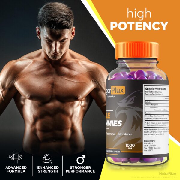 Suplemento NutraRize Vigor Plux para hombres activo y saludable