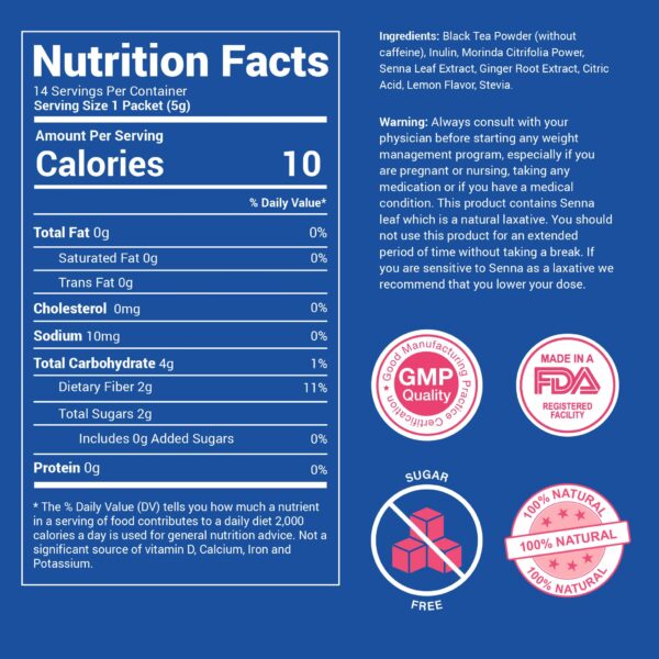 Paquete Skinny Teas 14 palitos de limpieza corporal suave