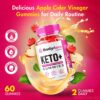 Gomitas Keto ACV de BodyAura en primer plano