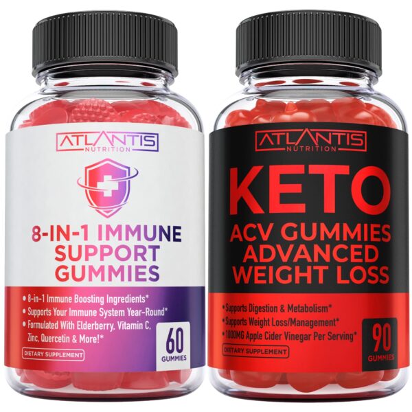 Gomitas inmunidad 8-en-1 para adultos y niños