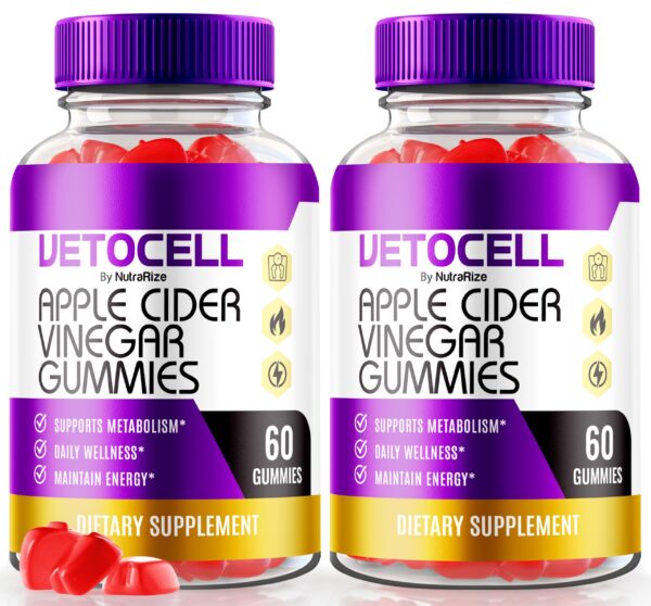 Paquete doble gomitas VetoCell ACV fórmula avanzada natural