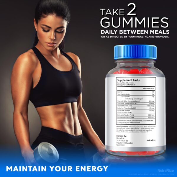 Gomitas para dieta cetogénica Ultimate Keto ACV 1000MG