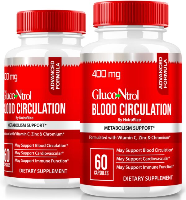 Paquete 2 Glucontrol suplemento salud general 120 cápsulas