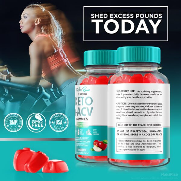 Keto Raw gomitas para controlar peso y salud natural