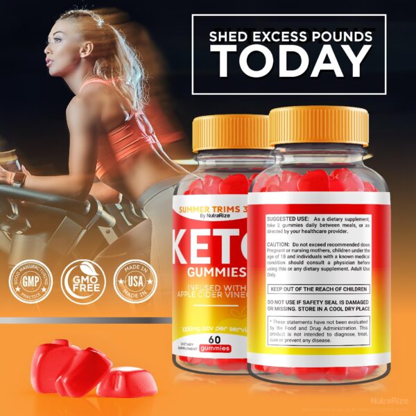 Summer Trims goma dietética 5 paquetes 300 gummies keto