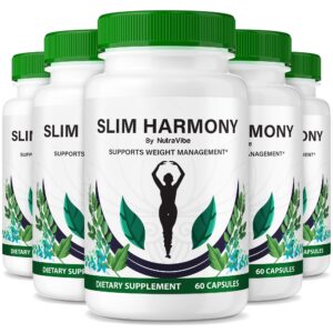 Paquete SlimHarmony NutraVibe 5 unidades cápsulas para mujeres