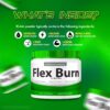 Etiqueta suplemento NutraRize Flex Burn polvo energético