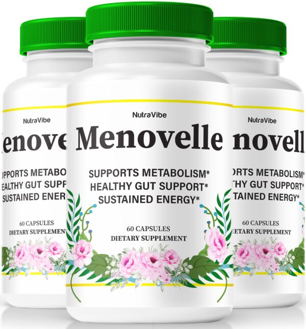 Menovelle cápsulas pack de 3 con fórmula natural
