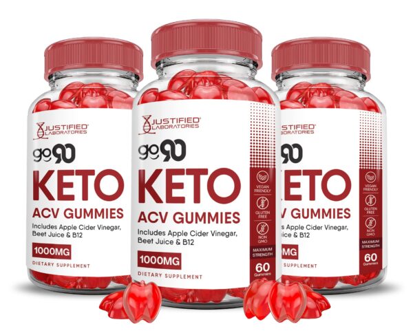 Gominolas Go 90 Keto ACV de Justified Laboratories 180 g