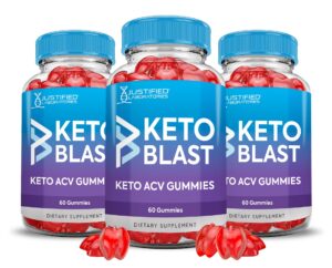 Keto Blast gomitas vinagre manzana pack triple 180 unidades