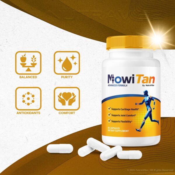 Frasco de 60 cápsulas MowiTan