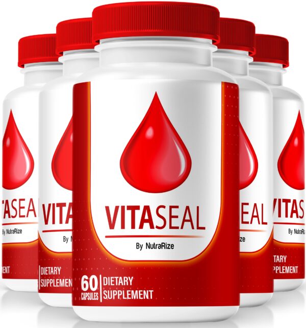 Paquete de 5 Vitaseal pastillas oficiales para energía y bienestar