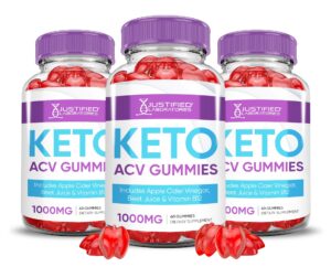 Gomitas Keto ACV soporte avanzado paquete triple