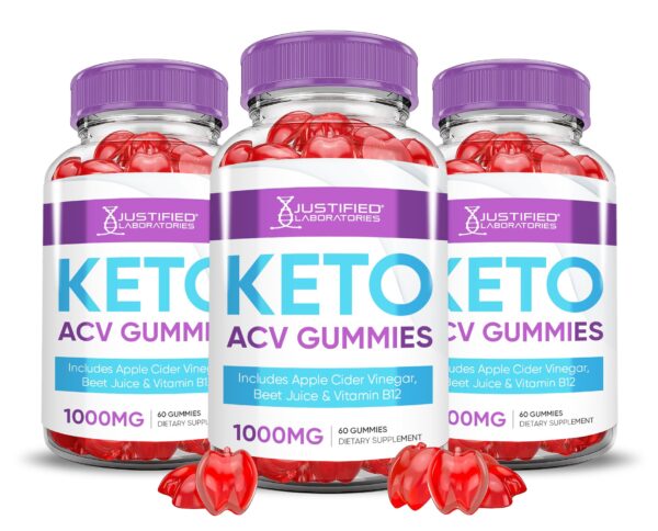 Gomitas Keto ACV soporte avanzado paquete triple