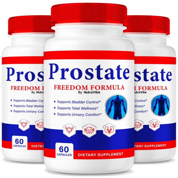 Frasco Fórmula Libertad Próstata para soporte masculino