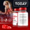 Imagen lateral gomitas Xfit Keto ACV suplemento saludable