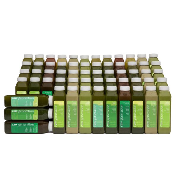 Raw Generation jugos detox 10 días variedad de sabores