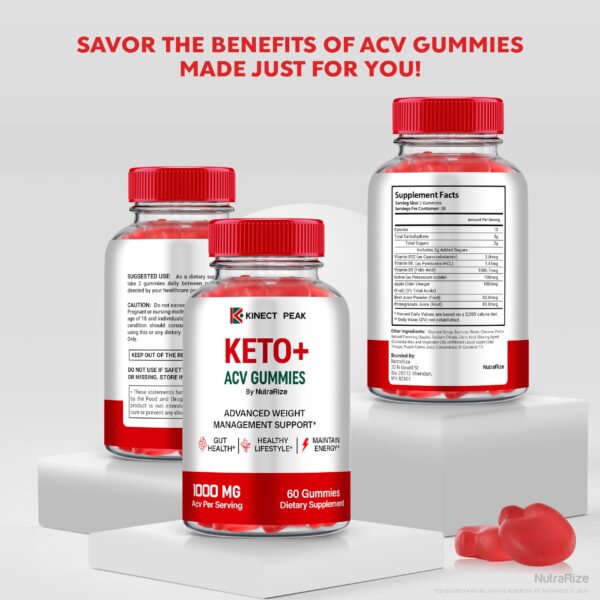Suplemento gomitas Kinect Peak Keto ACV