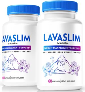 Paquete de 2 cápsulas LavaSlim para pérdida de peso