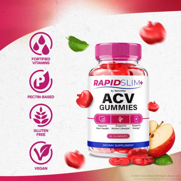 Detalle ingredientes Gomitas NutraVibe Rapid Slim+