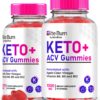 Elite Burn Keto ACV gomitas 2 pack 1000mg vinagre sidra manzana