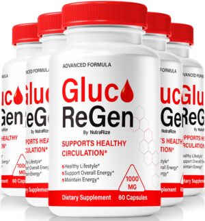 NutraRize GlucoRegen paquete 5 pastillas suplemento natural