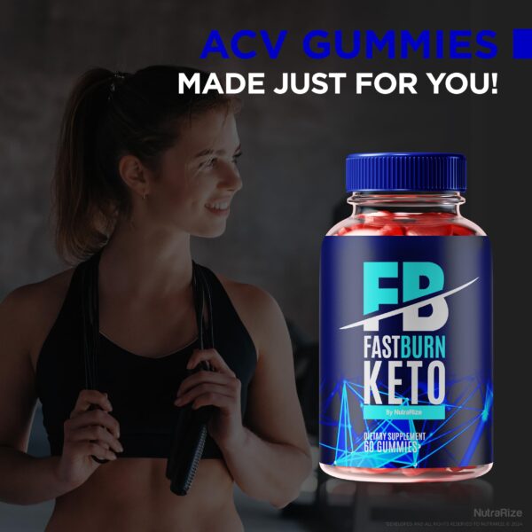 Etiqueta suplemento Fast Burn Keto ACV 60 unidades
