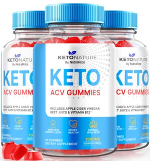 Paquete 3 gomitas Keto Nature ACV vinagre sidra manzana